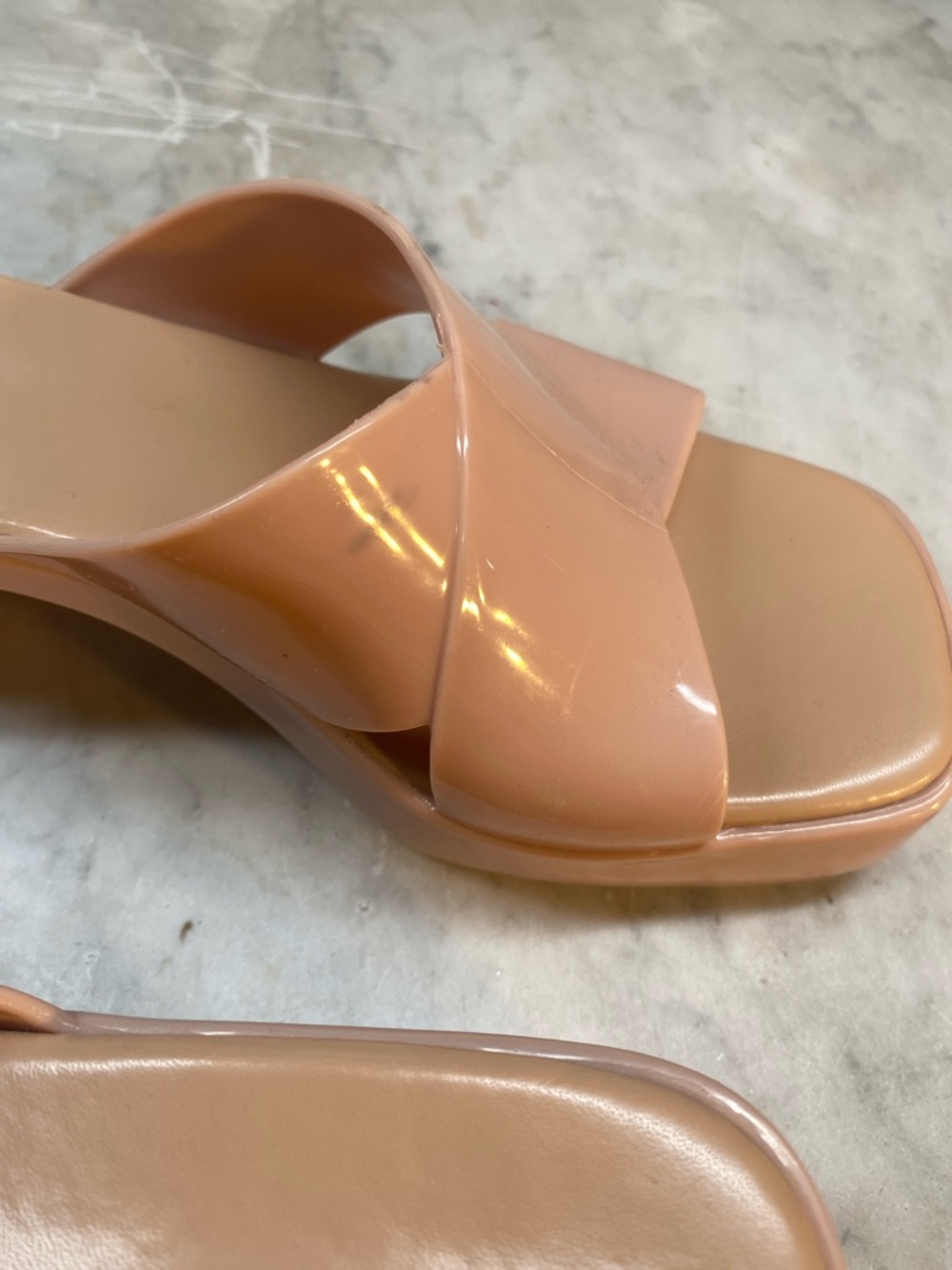 Jeffrey Campbell Bubblegum block heel sandal. - Picture 5 of 7